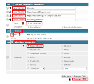 Cara Mudah Membuat Laman Privacy Policy di Blog Untuk Adsense caramembuatprivacypolicy