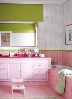 Decoraciones y Modernidades: Diseña y decora modernos baños para niñas 2012
