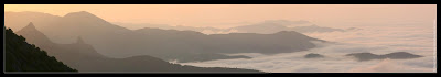 Рассвет на перевале Калистон. Панорама