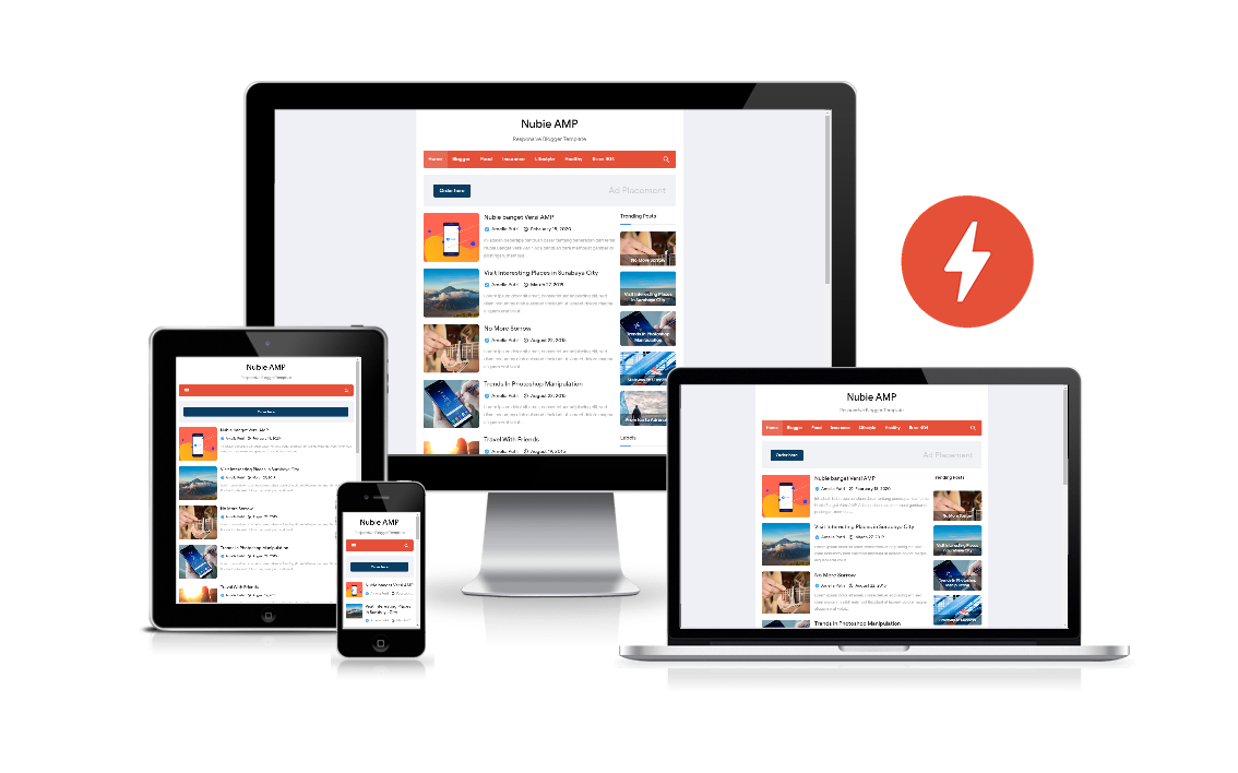Nubie AMP Responsive Blogger Template Nubie AMP Responsive Blogger Template