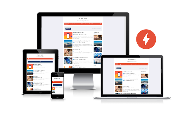 Nubie AMP Responsive Blogger Template