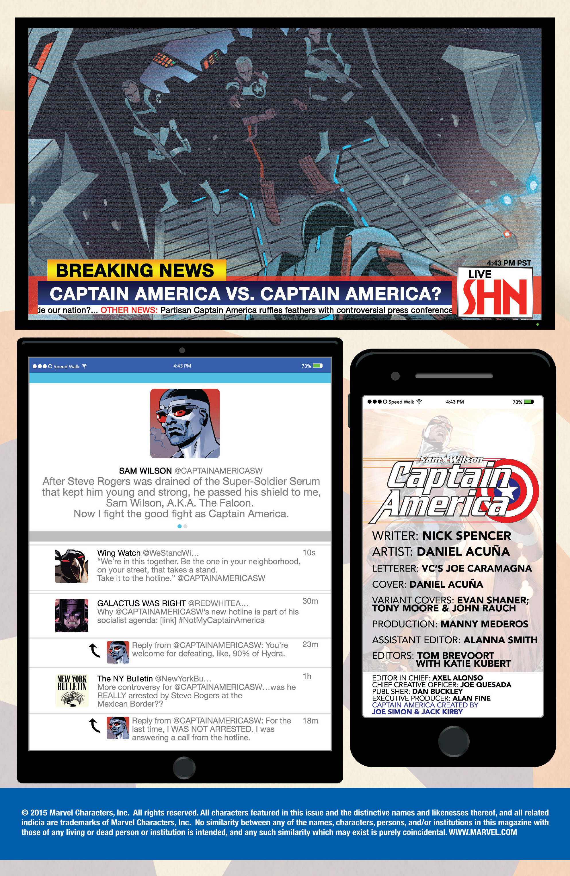 Read online Captain America: Sam Wilson comic -  Issue #2 - 2