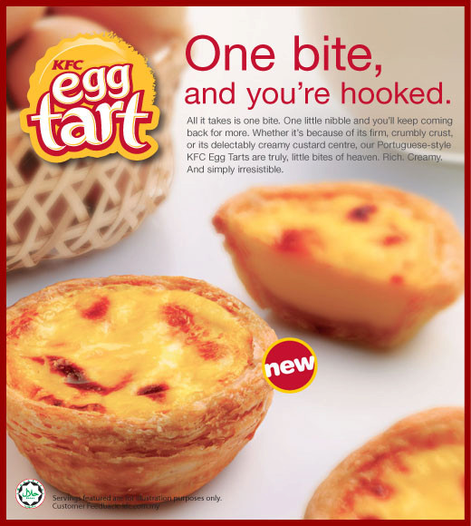 KFC Egg Tarts leaves out Penang = / | Lost In Transaction™