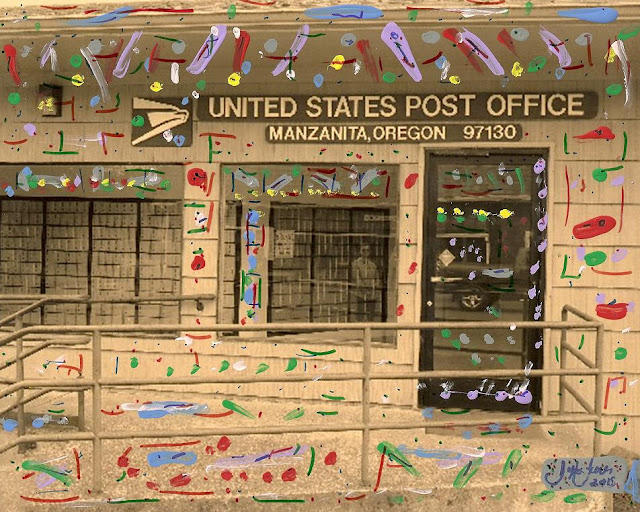 2015 | Justin Lacche | United States Post Office - Manzanita, Oregon
