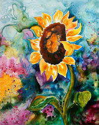 watercolor yupo paper painting techniques rita alcohol sunflower tips paintings ink flowers tuesday visit