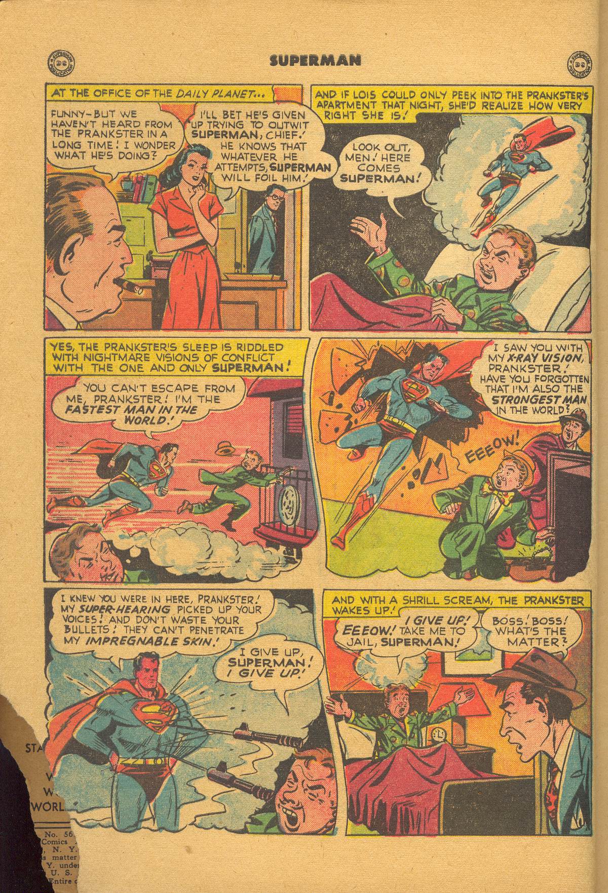 Read online Superman (1939) comic -  Issue #56 - 4