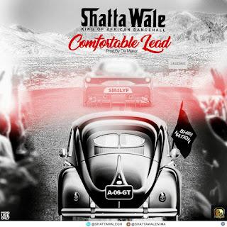 Shatta Wale's 'Comfortable Lead' song cover art against Stonebwoy