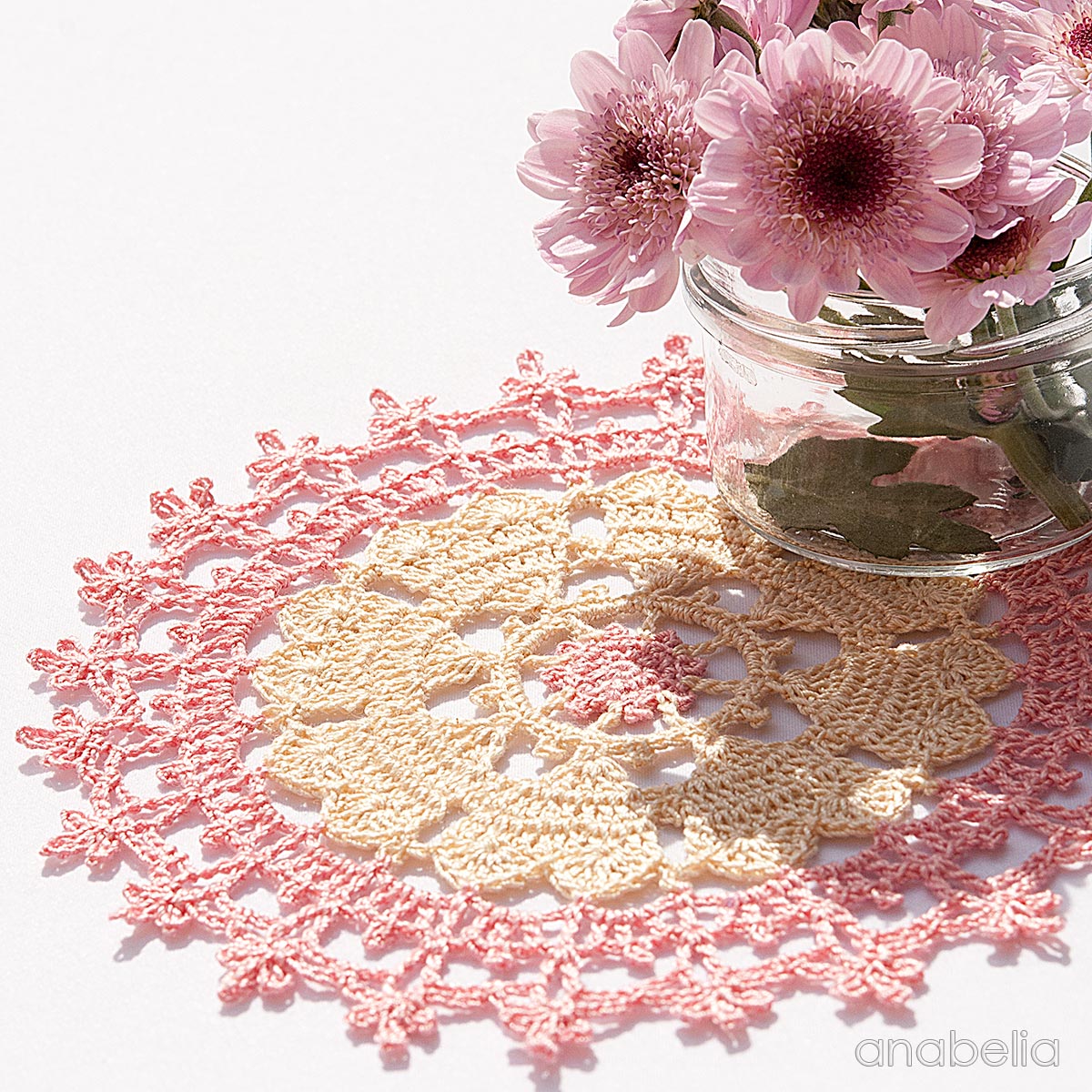 Valentine's Day crochet doily Anabelia Craft Design blog Bloglovin’