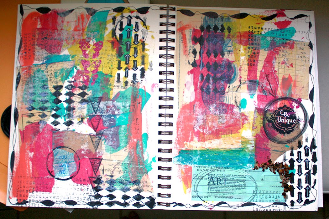My Completed Collaborative Art Journal