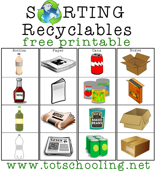 Printable Recycling Sorting Activity Worksheet Printable World Holiday Printable Recycling Sorting Activity Worksheet Printable World Holiday