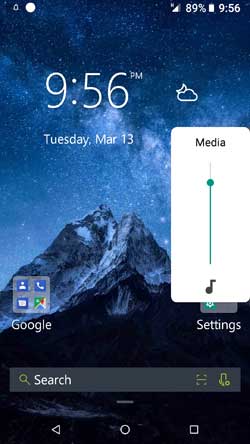 Android |P style floating volume control