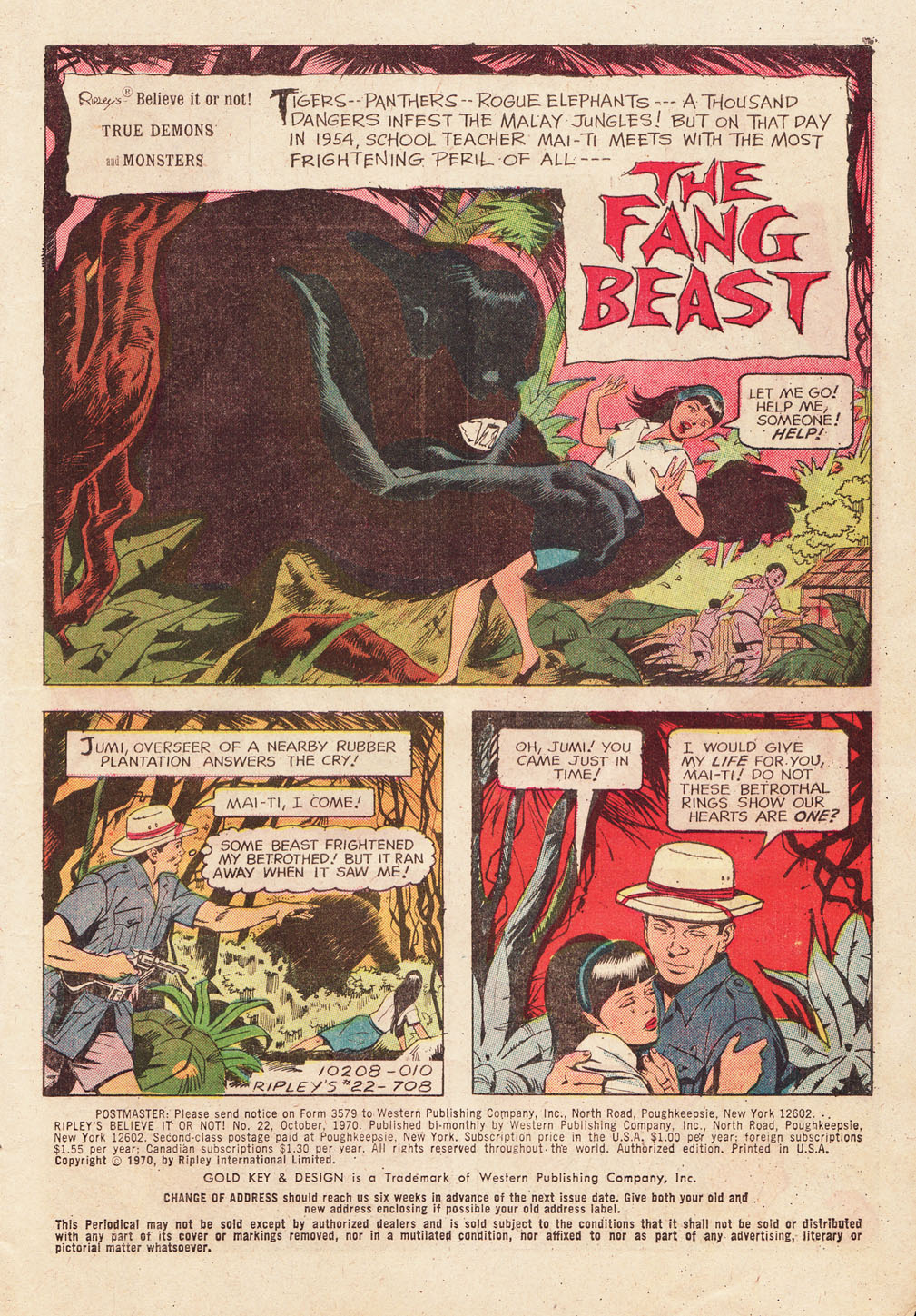 Read online Ripley's Believe it or Not! (1965) comic -  Issue #22 - 3