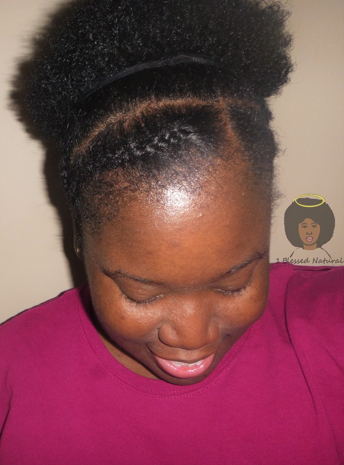 TWA: Stretching Natural Hair with Rubber Bands