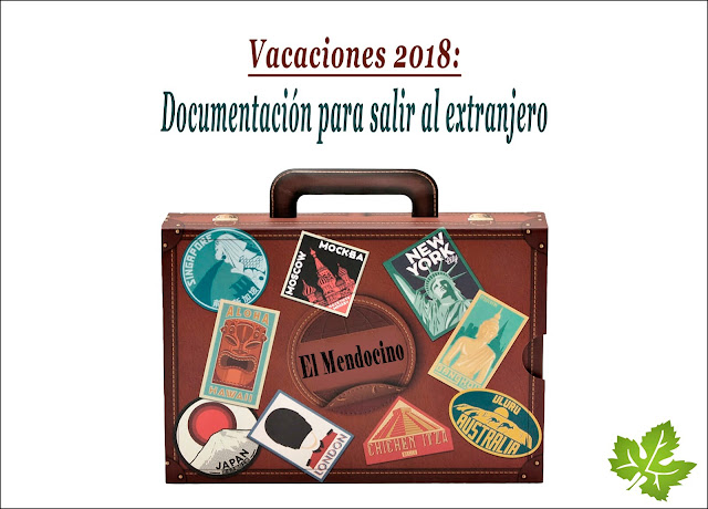 Vacaciones 2018: Documentación para salir al extranjero