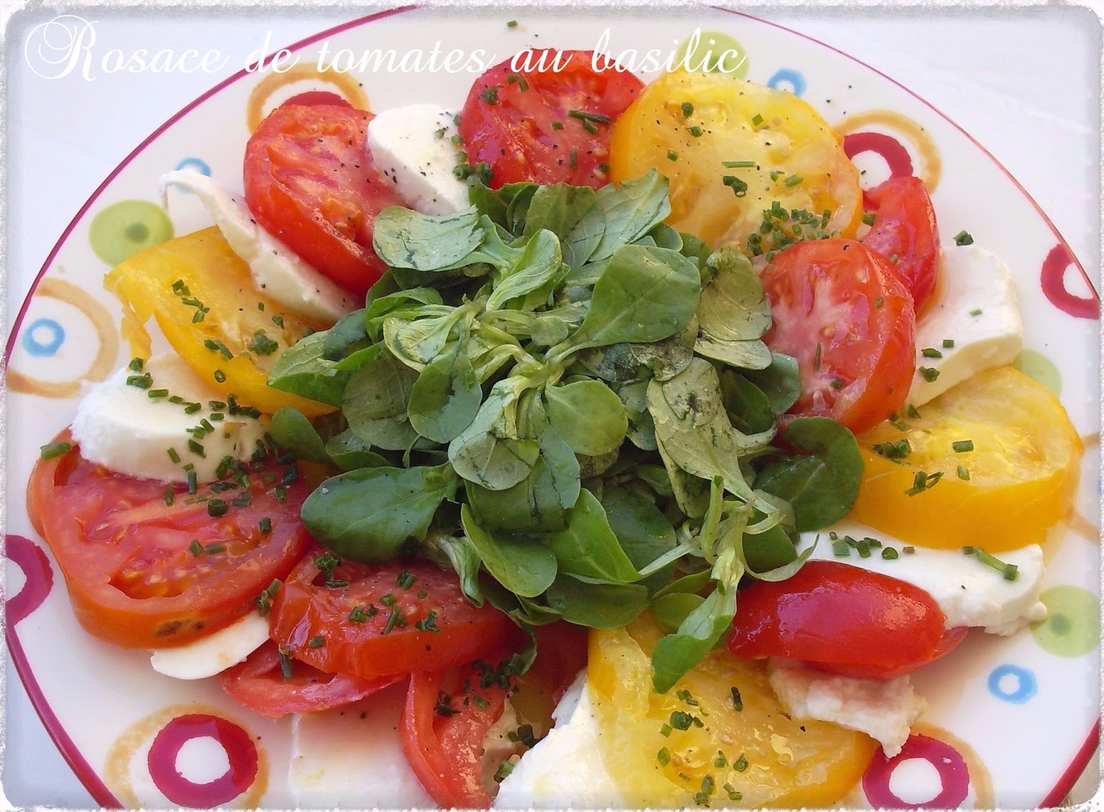 Rosace de tomates au basilic au Thermomix Thermomix & cie....