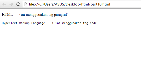 Tutorial HTML Lengkap : Membuat Format Kode Pada HTML ~ bala-bala