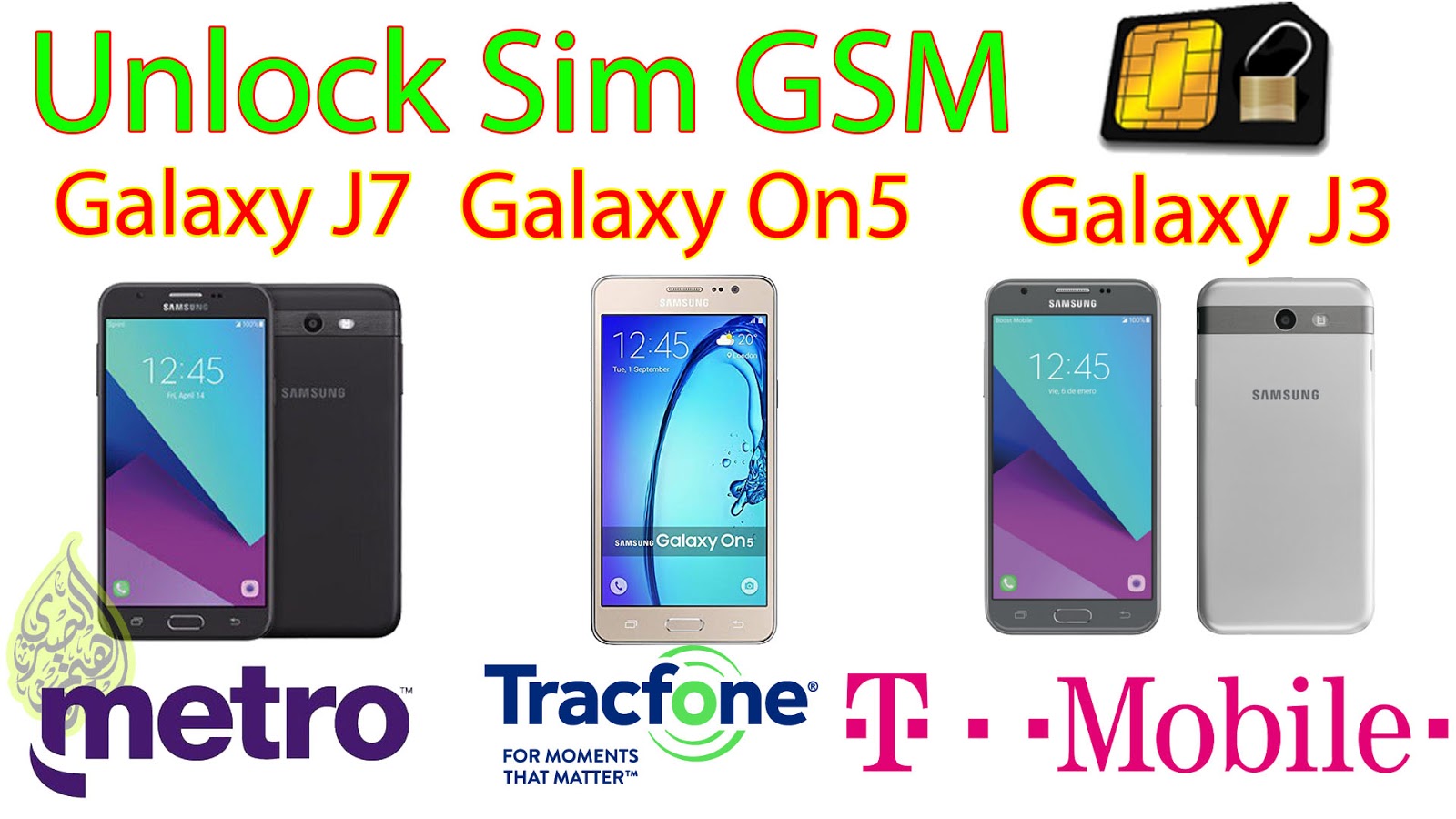 Unlock Samsung Gsm Tracfone-T-Mobile- Metropcs At&Amp;T Cricket
