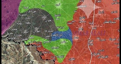 Battaglia finale nel Sud della Siria! Gli eroi dell'Esercito Arabo sono a contatto con l'ISIS, i servi di Tel Aviv schierati lungo il Golan!