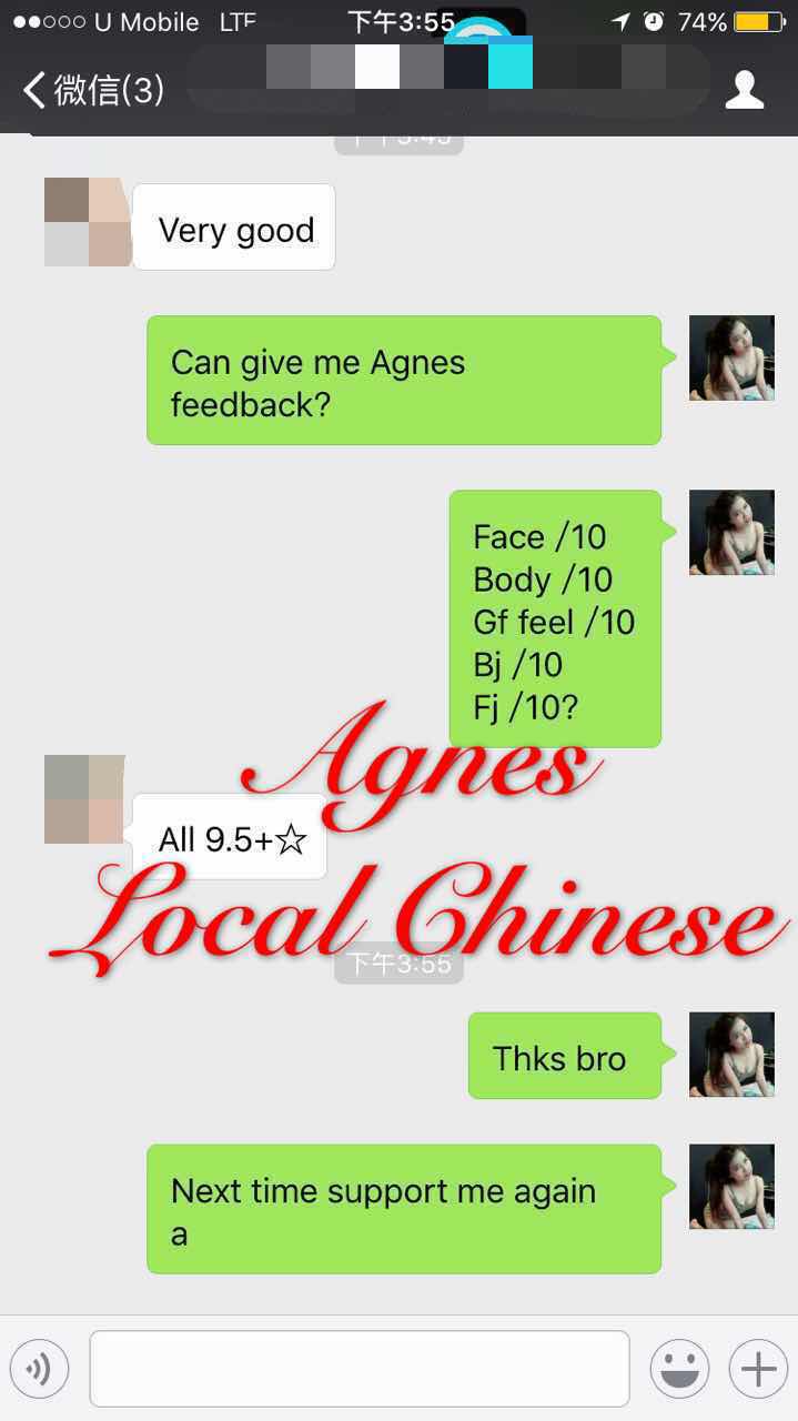 Local Freelance Girl FR: Agnes Local Chinese