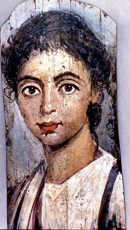 Mummy Portrait of Girl now in Berlin Museum