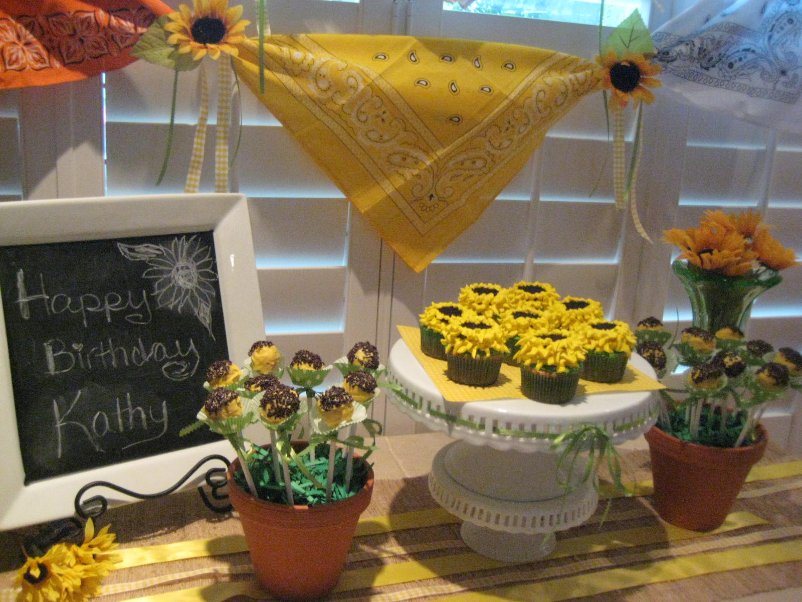 Creative Party Ideas by Cheryl Sunflower Party