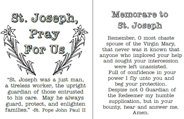 Look to Him and be Radiant: Happy Feast Day of St. Joseph!