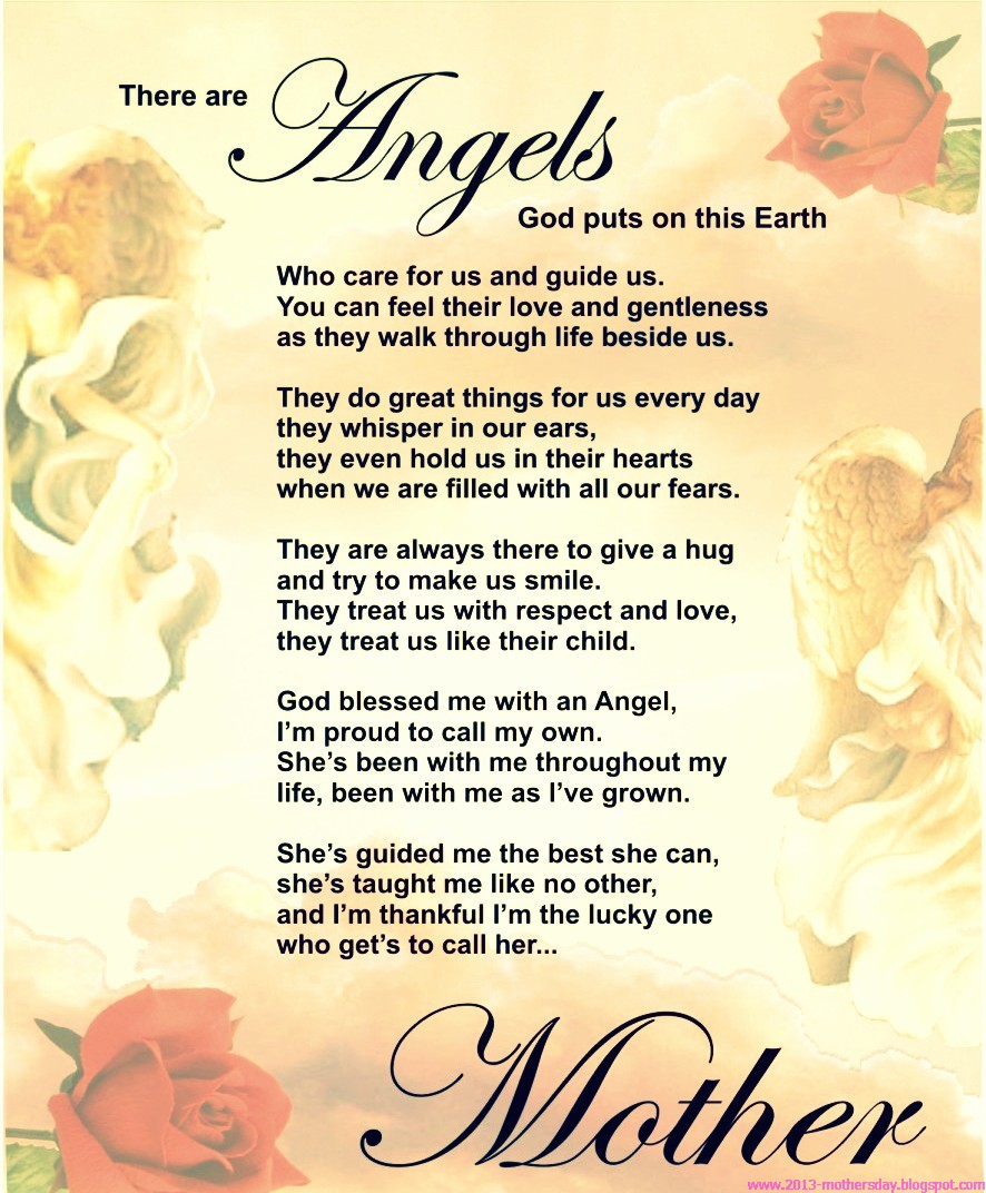 Mothers Day Poems Free Printables