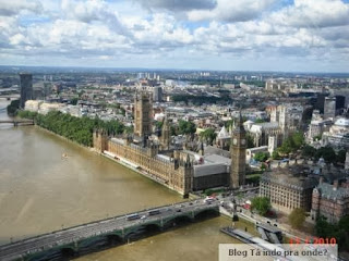 Parlamente visto da London Eye
