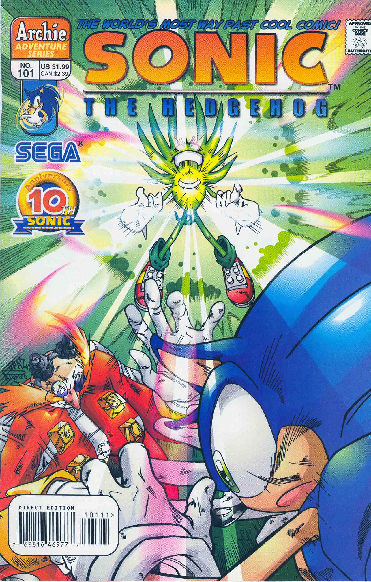 Read online Sonic The Hedgehog comic -  Issue #101 - 1