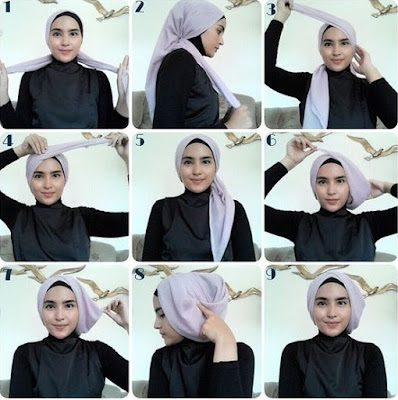 tutorial hijab wisuda segi empat satu warna tutorial hijab wisuda segi empat satu warna