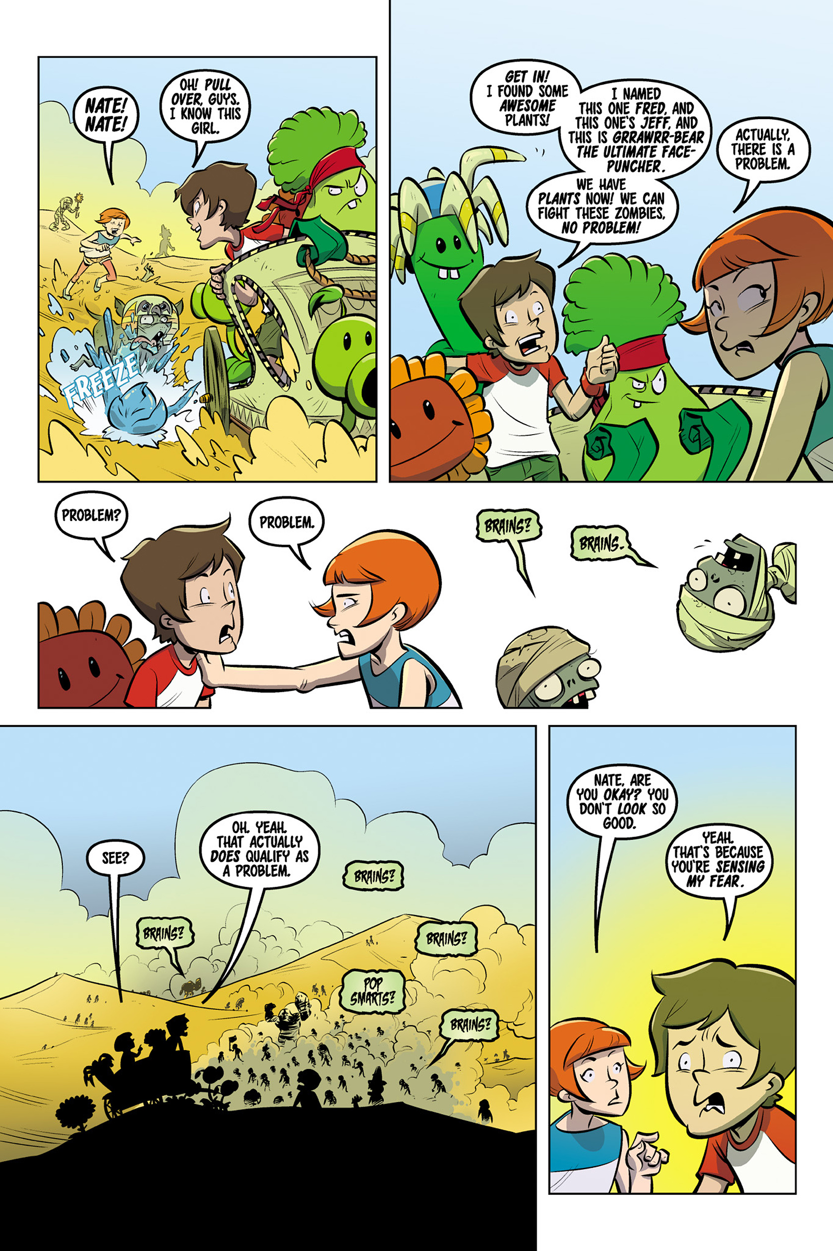 Read online Plants vs. Zombies: Timepocalypse comic -  Issue #2 - 6