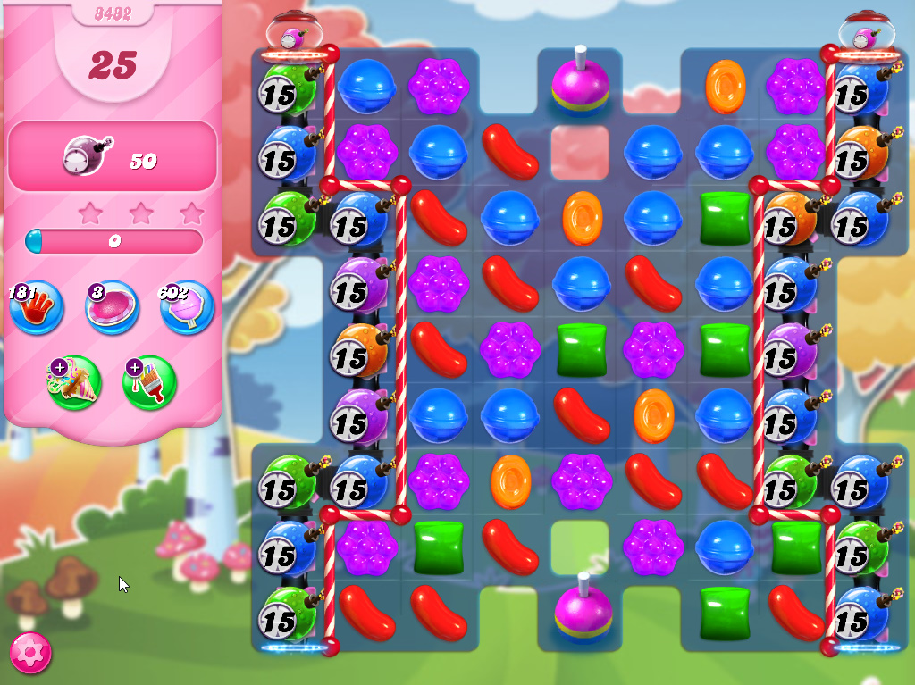 Candy Crush Saga level 3432 Candy Crush Saga level 3432
