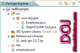 JAXB Hello World Example