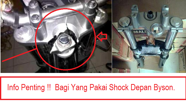 Info Penting !! Bagi Yang Pakai Shock Depan Byson. RX