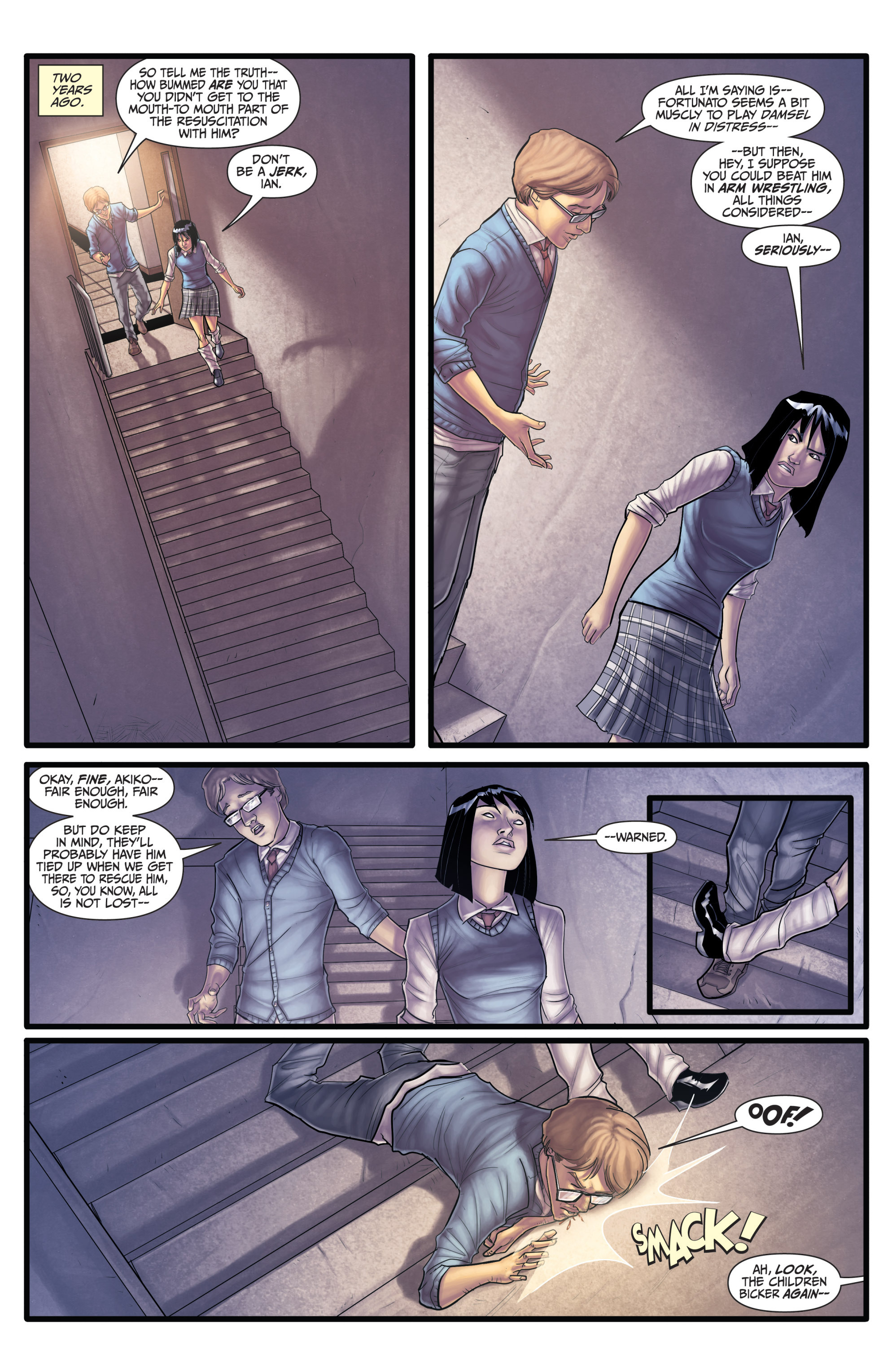 Read online Morning Glories comic -  Issue # _TPB 4 - 86