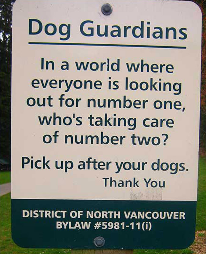 Notes from the Pack - a dog blog. Funny dog signs.