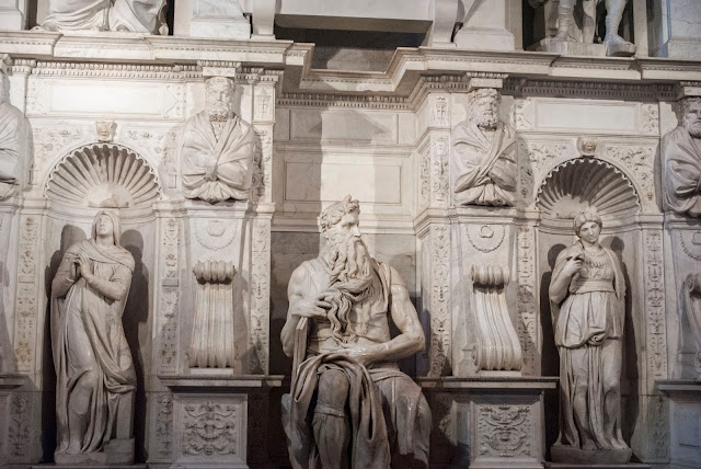 Art Sculpture "Moses" by Michelangelo