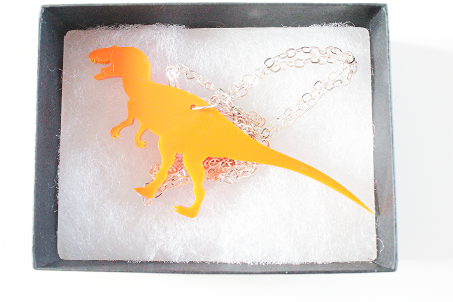 dinosaur necklace