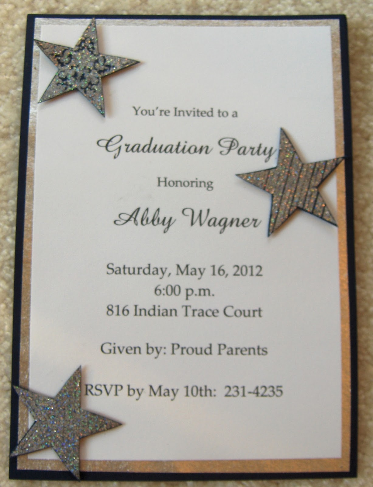 Crafty "Magra": Graduation Invitations