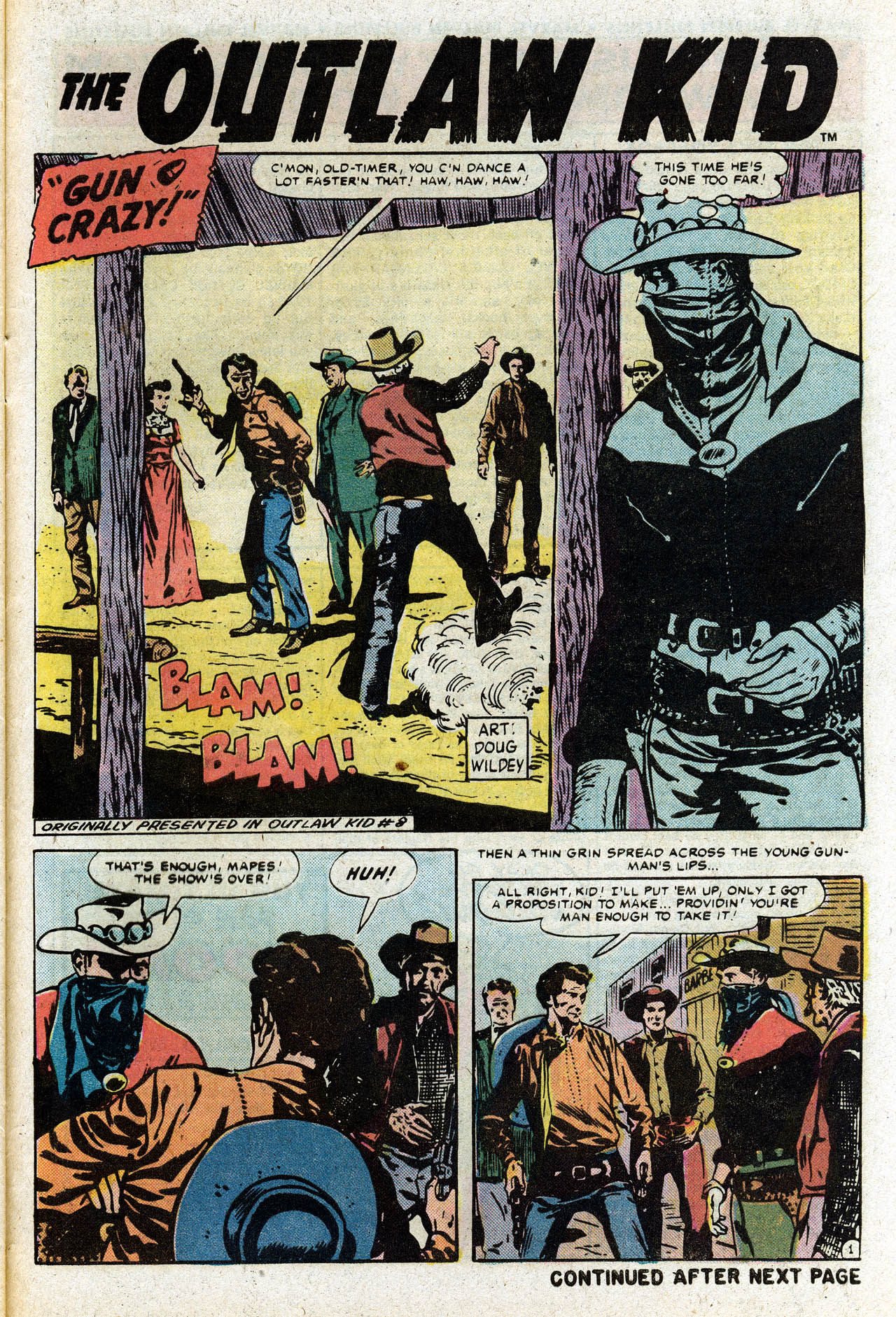 Read online The Outlaw Kid (1970) comic -  Issue #24 - 28