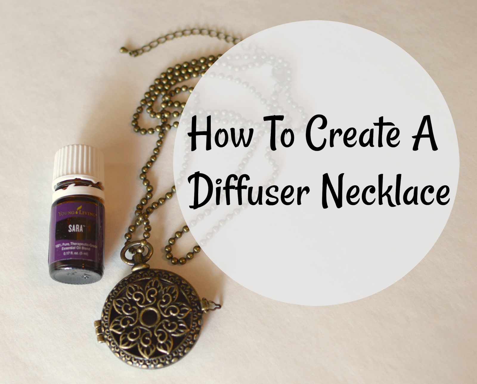 Smile for no reason How To Create A Diffuser Necklace With These