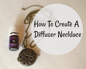 how to create a diffuser necklace.