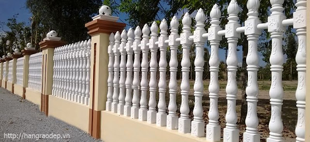 Mẫu hàng rào bê tông ly tâm Trúc Sen Mẫu hàng rào bê tông ly tâm Trúc Sen