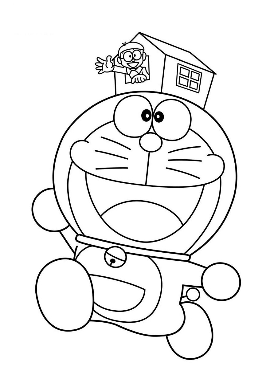 Kumpulan Gambar Mewarnai Kartun Doraemon Terbaru Gambarcoloring