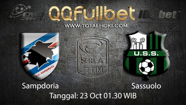 Prediksi Bola Jitu Sampdoria vs Sassuolo 23 October 2018 ( Italian Serie A )