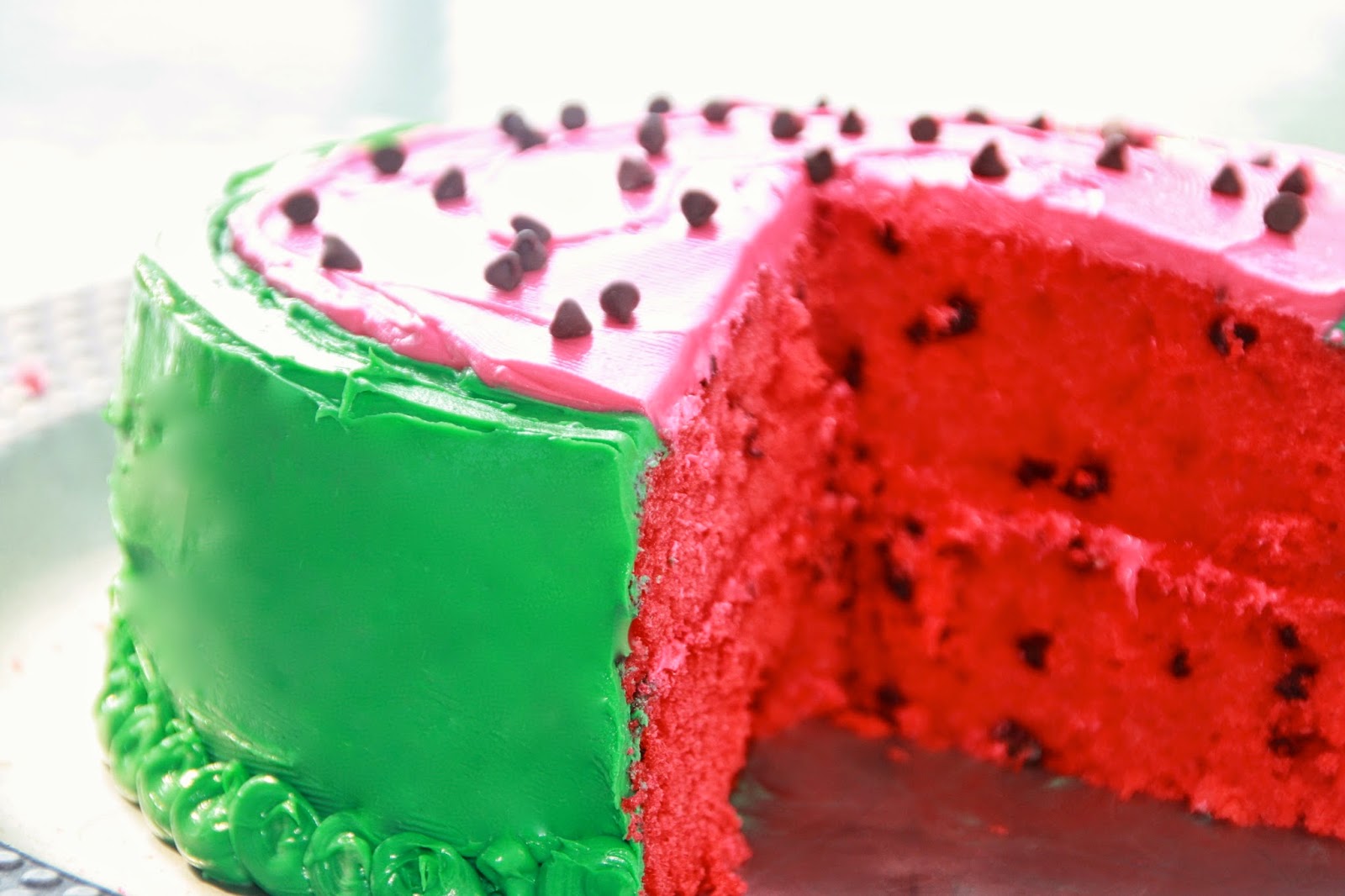 EVERYDAY SISTERS Watermelon Cake