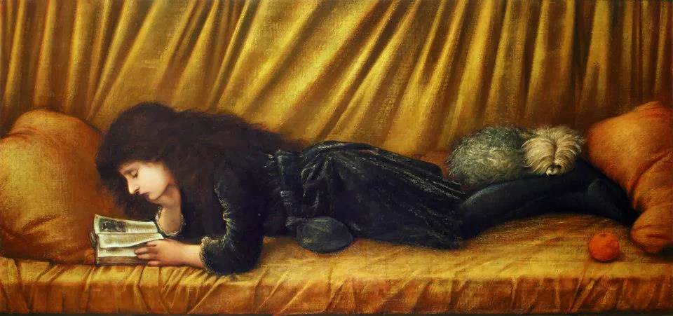 Edward Burne-Jones - Portrait of Katie Lewis, 1886