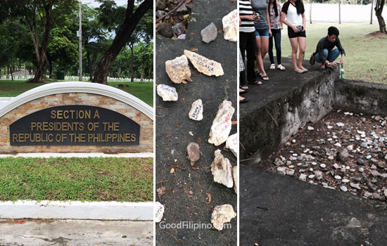 Open crypt in Heroes Cemetery for Marcos burial filled with 'stone' as Protest