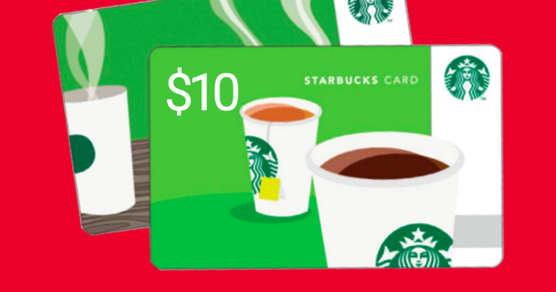 Free 10 Starbucks Gift Card Text Messaging Required