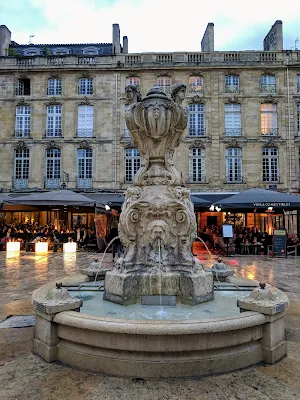 3 days in Bordeaux in October: fountains